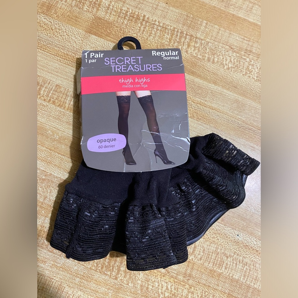 Secret Treasures Opaque Thigh Highs